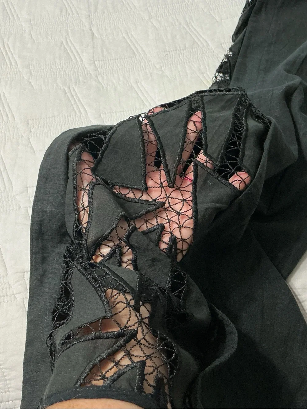 VIX Paula Hermanny Solid Bree High Waist Pants M - Picture 9 of 10